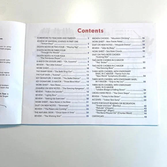 John Thompson's Easiest Piano Course Part Two - Picture 4 of 7